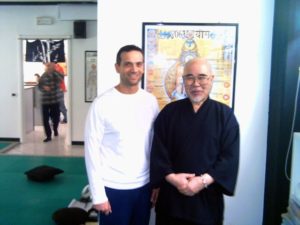 M° Graziano Scarascia con M° Komyo Reiki H. Innamoto