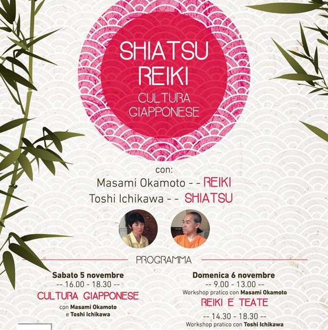 GRANDE EVENTO SHIATSU, REIKI e Cultura giapponese