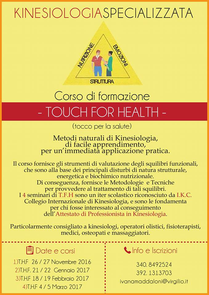 AICS Touch for Health kiniesologia